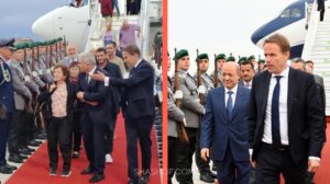 ما سر تزامن وصول رشاد العليمي ورئيس الوزراء الإسرائيلي ⁧‫يئير لبيد الى المانيا(فيديو)
