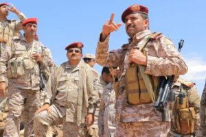 الشرعية تتحدث بلغة التصعيد! ووزير الدفاع اليمني وقيادات سعودية يزورون مأرب
