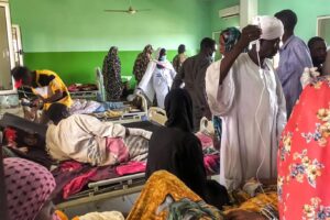 استغاثة الان.. ازدحام شديد على ماكينات الغسيل في السودان