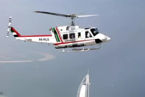 مستجدات سقوط مروحية إماراتية في البحر قرب دبي