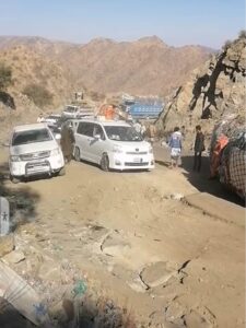 بلاغ مهم من فريق صيانة خط يافع الشعيبان لكل ابناء اليمن المسافرين