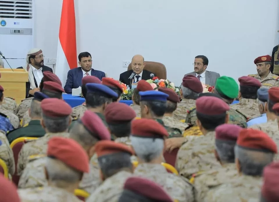 زيارة رئيس مجلس القيادة الرئاسي رشاد العليمي الى مأرب