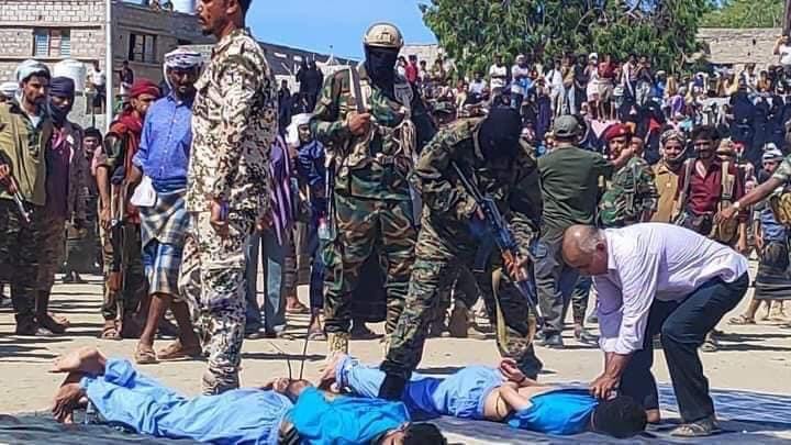 اخبار : اليمن اليوم قصة الاعدامات الصادمة التي تم تنفيذها بحق 4 اشخاص في ابين اليوم