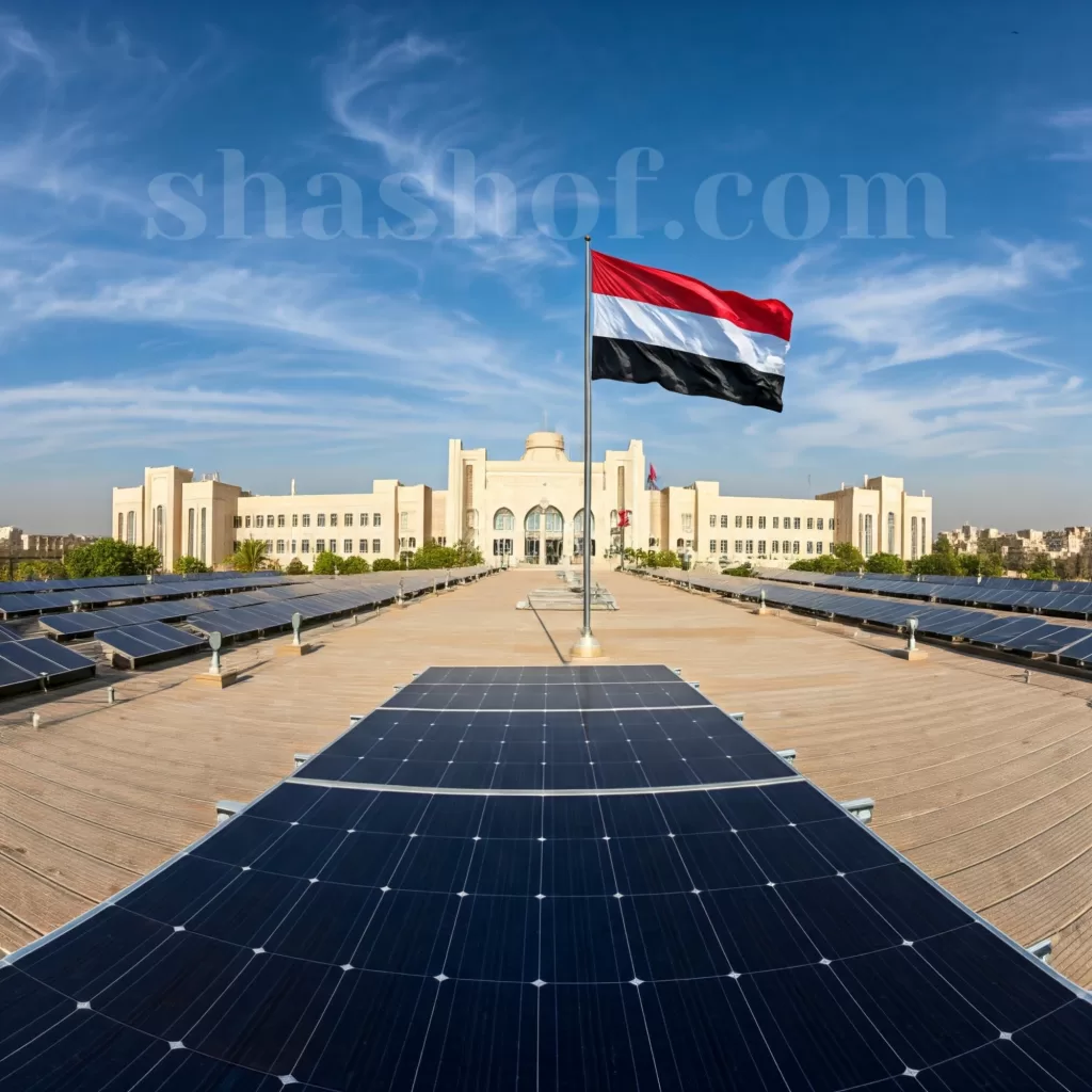 صنعاء تتحول نحو الطاقة الخضراء: وزارة الخدمة المدنية تدشن أولى مشاريعها الشمسية