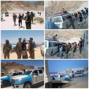 اليمن اليوم اخبار المحافظات – شرطة شبوة تواصل الحملة في نقل المهاجرين غير الشرعيين إلى خارج مدينة عتق