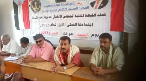 أخبار المحافظات – برئاسة الصماتي.. انتقالي طور الباحة يعقد اجتماعه الموسع للفصل الأول من العام 2025م
