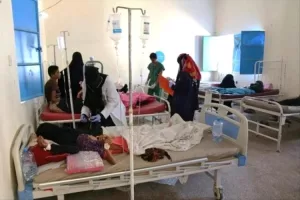 اخبار المناطق – 7 حالات وفاة و3400 إصابة بأمراض وبائية في تعز