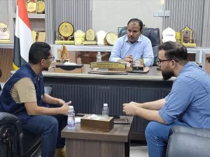اخبار المناطق – الوكيل السنةري يناقش مع مدير برنامج الأغذية العالمي أنشطة البرنامج في الوادي