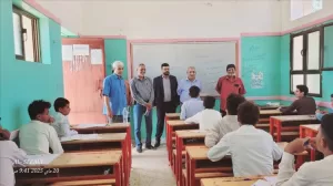 اخبار المناطق – برفقة وكيل المحافظة، مدير التربية يزور مراكز الامتحانات في ا