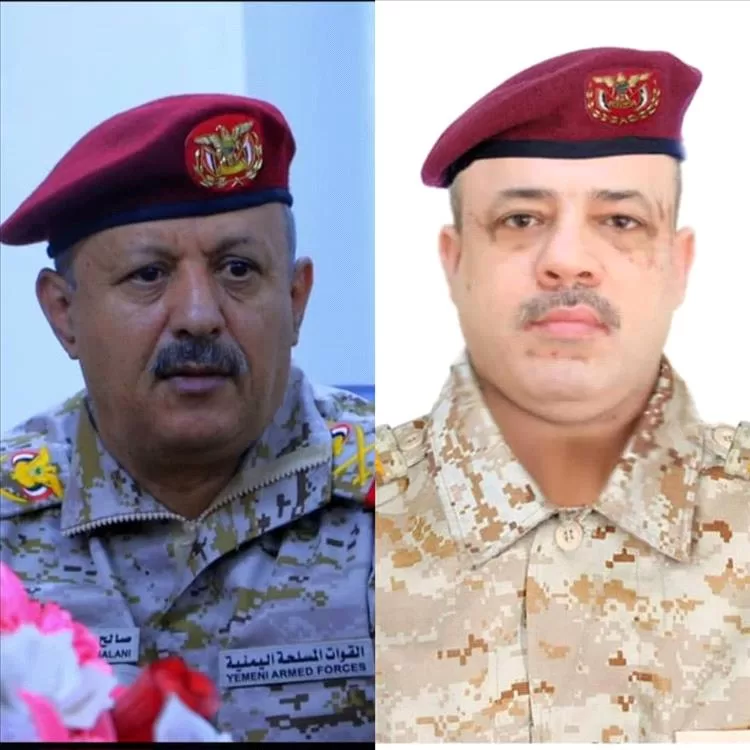 قائد اللواء 39 مدرع يعزي اللواء الركن صالح الجعيملاني بوفاة والدته