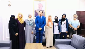 اخبار عدن – البكري يودع فريق كرة القدم الشاطئية النسائي المشارك في بطولة غرب آسيا بالأردن