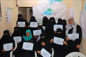 اخبار عدن – انتهاء دورة تدريبية حول المهارات العملية وأخلاقيات العمل في جمعية العريش النسائية