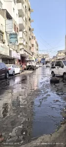 اخبار عدن – انفجار مجرى مياه ي jeopardizes الرعاية الطبية السنةة في كريتر مع غياب الجهات المسؤولة