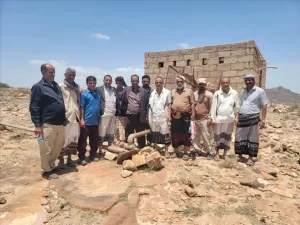 اخبار من المناطق – المدير السنة لقعطبة يزور مشروع مياه قريتي المدرج والجرب في مريس.