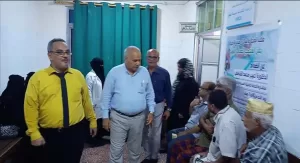 اليمن اليوم اخبار عدن – مدير صحة عدن يدشن المخيم الطبي المجاني للأمراض المزمنة في مجمع القطيع الصحي بص