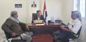 اليمن اليوم اخبار وردت الآن – رئيس انتقالي أبين يلتقي مدير عام الوضيع ويبحث الأوضاع الخدمية بالمديرية