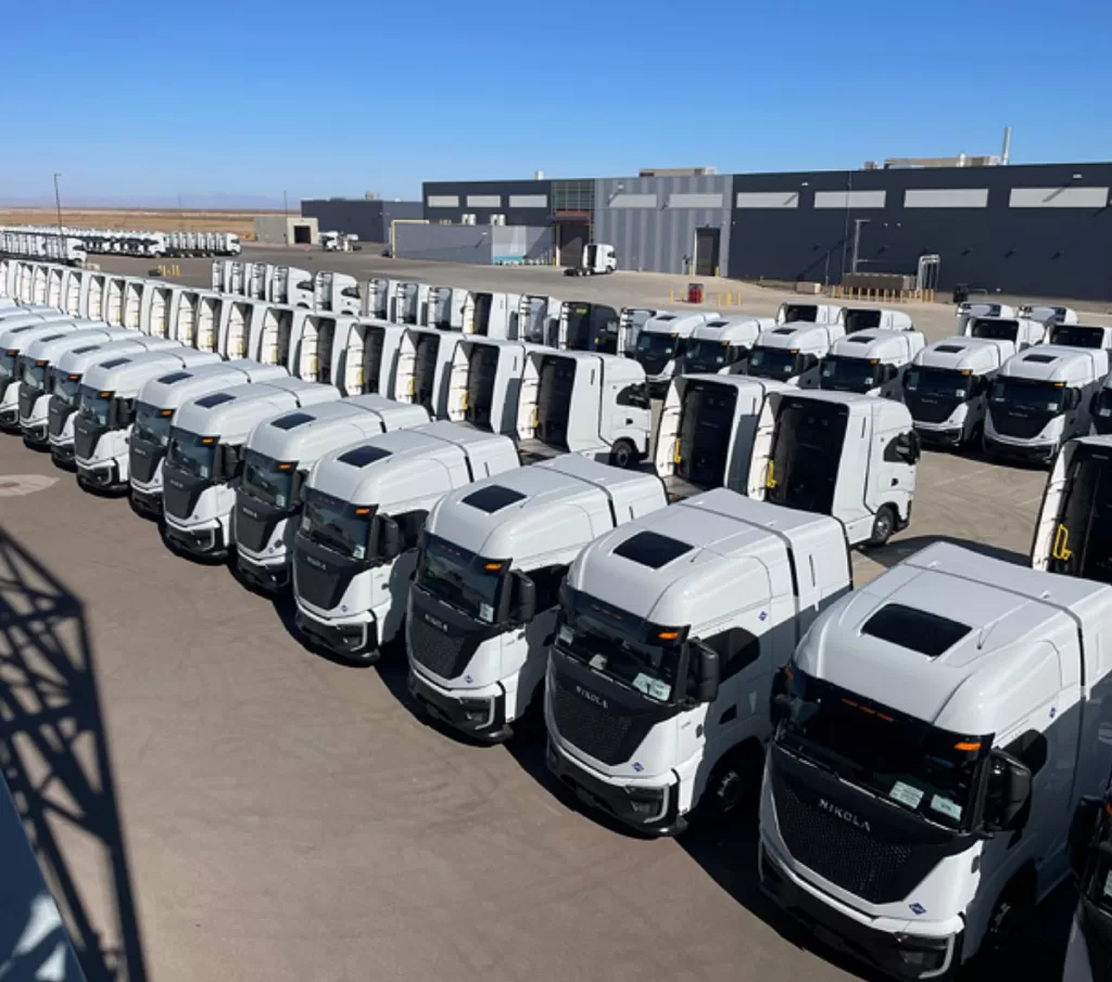 Nikola hydrogen trucks being auctioned off
