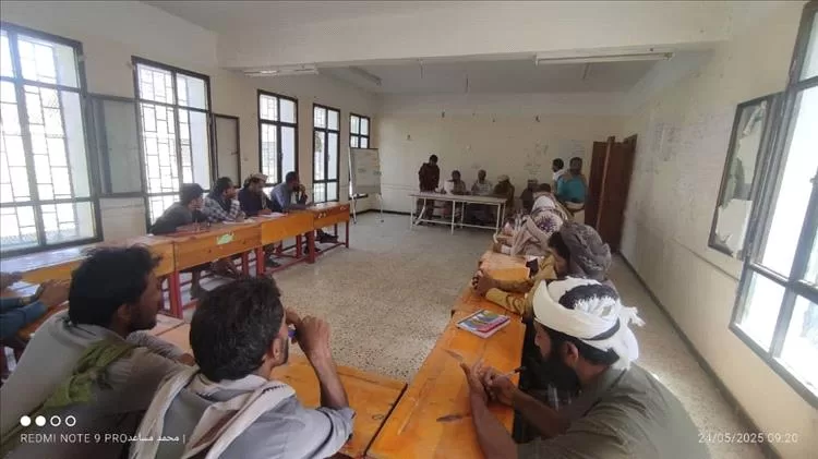 تدشين ورشة عمل للمعلمين المنفذين للاختبار الايسر لطلاب التعليم التعويضي بجيشان