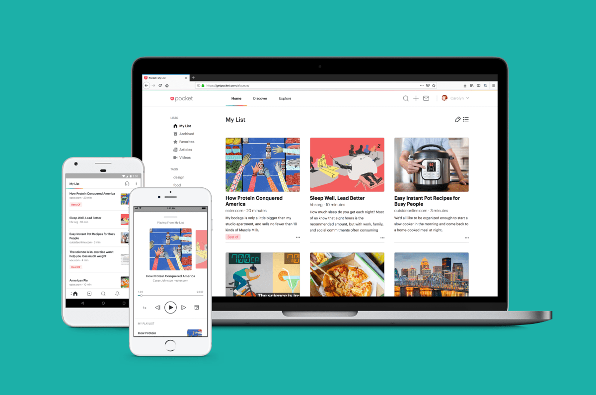 تطبيق “Pocket” لقراءة المقالات لاحقًا يغلق أبوابه. إليكم أفضل البدائل.