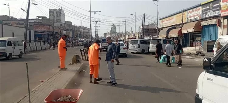 تحت شعار "جمال عدن باستدامة نظافتها" .. تدشين حملة نظافة شاملة بالشيخ عثمان