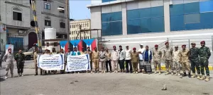 اخبار عدن – ضباط الدفعة الثانية من الكلية الحربية ينظمون احتجاجًا للمدعاة بتأكيد التعزيزات