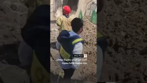 شاهد أضرار في مبنى بمدينة بيسان جراء سقوط طائرة مسيرة