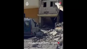 شاهد دمار واسع جراء الغارات الإسرائيلية على لبنان