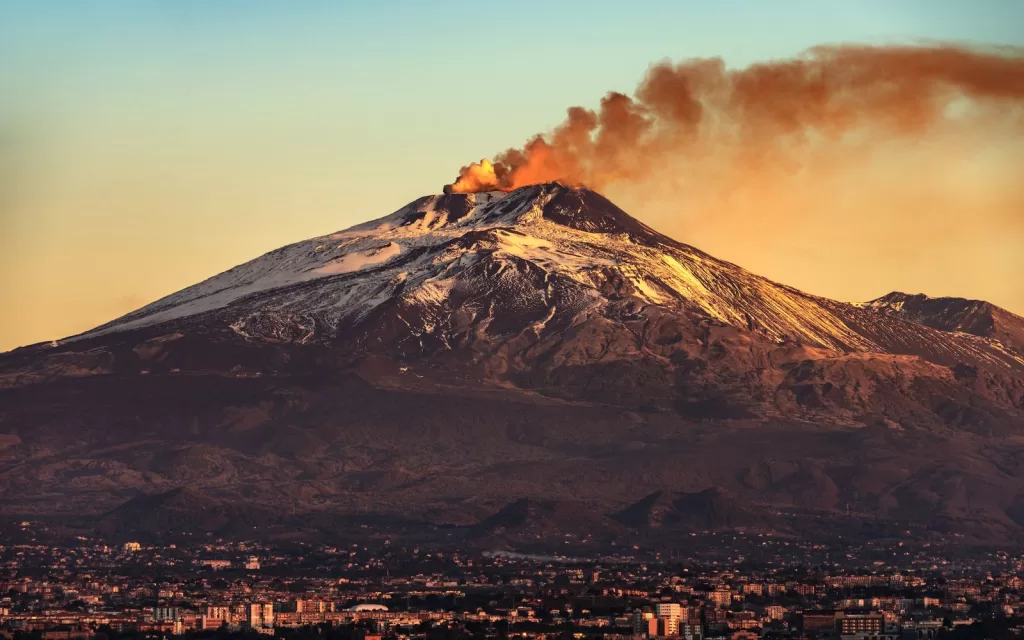 Image may contain Mountain Nature Outdoors and Volcano