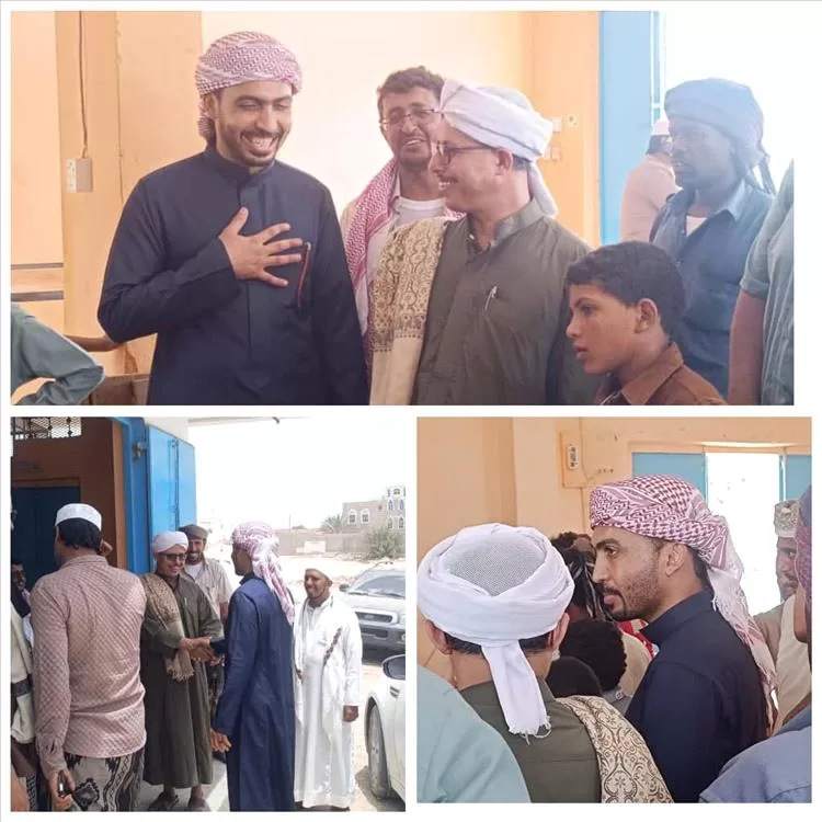 الثوباني يزور مؤسسة الفلاح المخبز الخيري ويتكفل بتوفير الدقيق والتوزيع المجاني ليوم الافتتاح