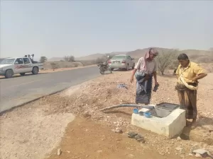 اخبار المناطق – المدير السنة للوضيع يجري جولة تفقدية لموقع الأضرار في مشروع مياه السواد بالوضيع.