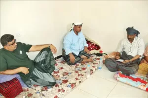 اخبار المناطق – بدء إنشاء مركز لغسيل الكلى في مديرية المحفد بتبرع من أحد المحسنين.