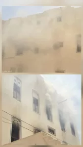 اخبار المناطق – حريق في منزل بدوعن للمرة الثانية خلال أسبوع
