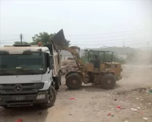 اخبار المناطق – حملة تنظيف شاملة تستهدف العبر الشرقي في مدينة جعار الحافة والمشروع