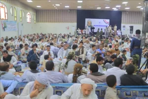 اخبار المناطق – مأرب تقيم مجلس عزاء رسمي للعلامة الشهيد الشيخ صالح حنتوس، رمز المقاومة ضد الكيانات المعادية.