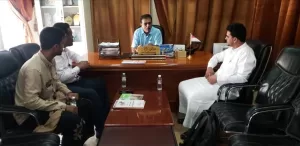 اخبار المناطق – مدير عام مديرية القطن يلتقي بفريق مؤسسة نهد التنموية