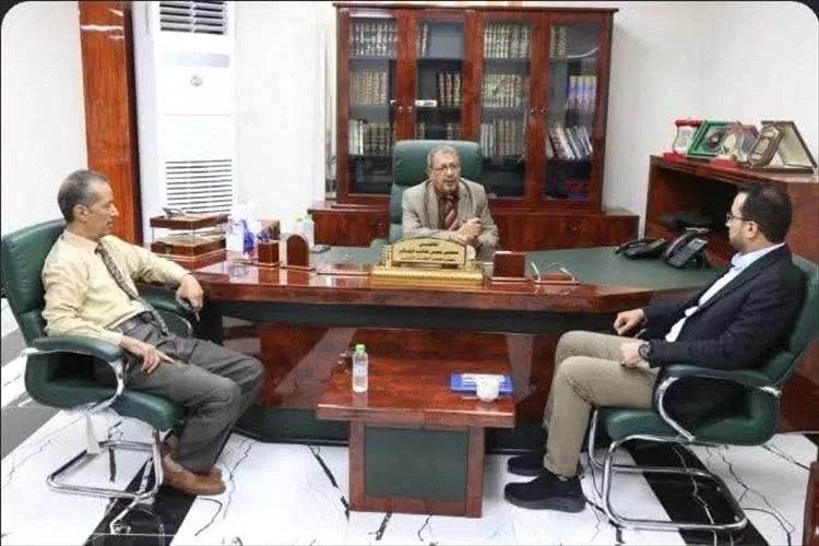 رئيس مجلس القضاء الأعلى يلتقي رئيس الهيئة العامة للأراضي والمساحة والتخطيط العمراني