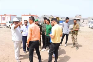 اخبار عدن – الزهري والسقاف يتابعان تقدم الأعمال الإنشائية في مشروع بناء المستشفى الحديث بخ