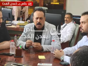 اخبار عدن – رئيس مجلس إدارة صندوق صيانة الطرق يبدأ عمله من المقر القائدي في مدينة إنماء