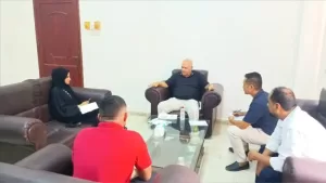اخبار عدن – مدير صحة عدن يستعرض جوانب التعاون مع مؤسسة بناء للتنمية