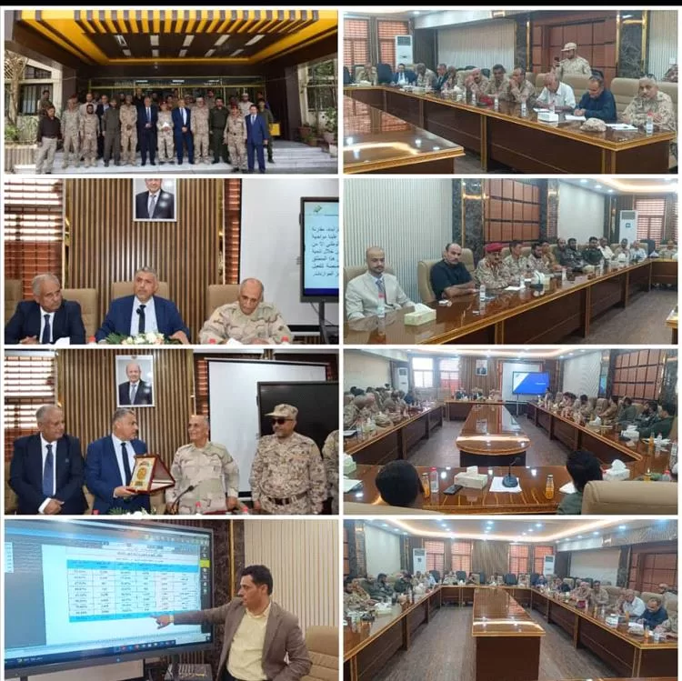 نائب المحافظ يطلع  وفد كلية الدفاع الوطني على مجمل الأوضاع الخدمية في العاصمة عدن