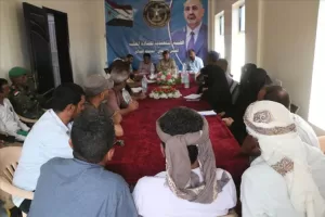 اخبار وردت الآن – الاجتماع بين انتقالي الضالع ورؤساء المراكز لمناقشة تعزيز الدور المواطنوني