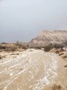 تغطية وردت الآن – تساقط أمطار غزيرة في حضرموت وشبوة