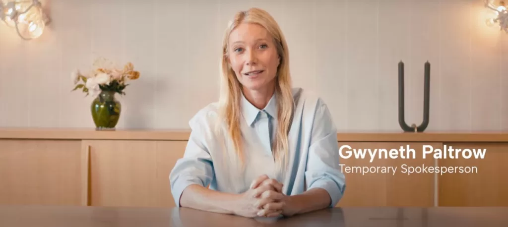 Screenshot of Astronomer marketing video with Gwyneth Paltrow