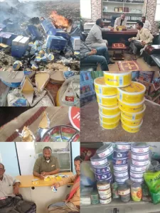 اخبار المناطق – الجهات الرقابية في عتق تضبط كميات من الأجبان التالفة وتقوم باتخاذ تدابير صارمة