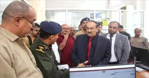 اخبار عدن – إدارة الهجرة والجوازات تسعى لتطوير الأداء وتطلق خدمة التأشيرة الإلكترونية