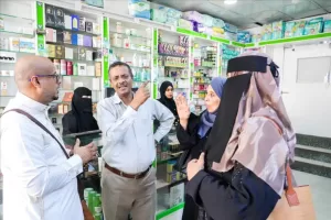 اخبار عدن – استمرار الحملة الرقابية لوزارة الرعاية الطبية في مديرية صيرة لمتابعة تخفيض أسعار الخدمات.