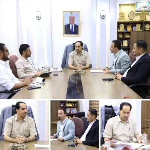 اخبار عدن – البكري يجتمع برئيس الجمعية السنةة للمنتدى السياسي وحقوق الفئة الناشئة