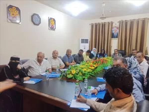 اخبار عدن – المهندس حديد الماس يطلق ورشة توعوية نفذتها وزارة الرعاية الطبية لموظفي الهيئة بشأن اللائحة