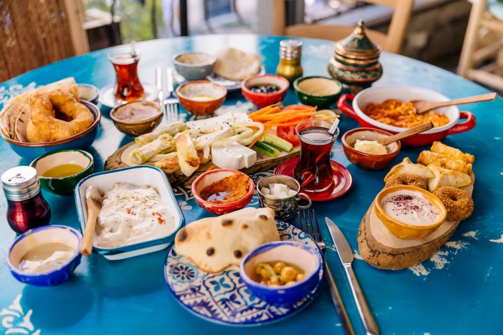 Image may contain Brunch Food Blade Knife Weapon Cup Chair Furniture Bread Dining Table Table Plate and Cutlery