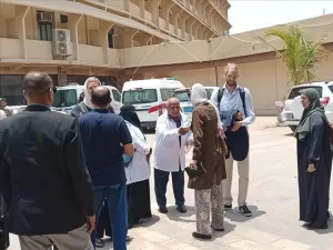 عدن: مدير مستشفى الصداقة يستقبل السكرتير الأول للصحة في السفارة الهولندية